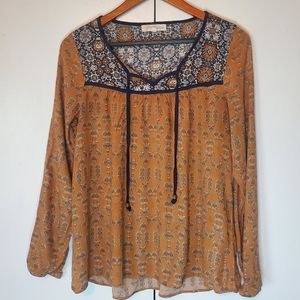 Rewind Yellow Long Sleeve Shirt